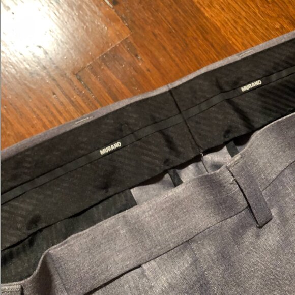 Murano Gray Dress Pants – 34x30, Classic Fit - Picture 3 of 5